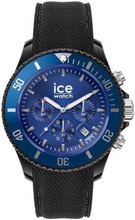 ICE-WATCH - Ice Chrono Black Blue - Men's Wristwatch With Silicon